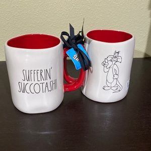 NWT Rae Dunn Looney Toons Sylvester Sufferin Succotash ceramic mug